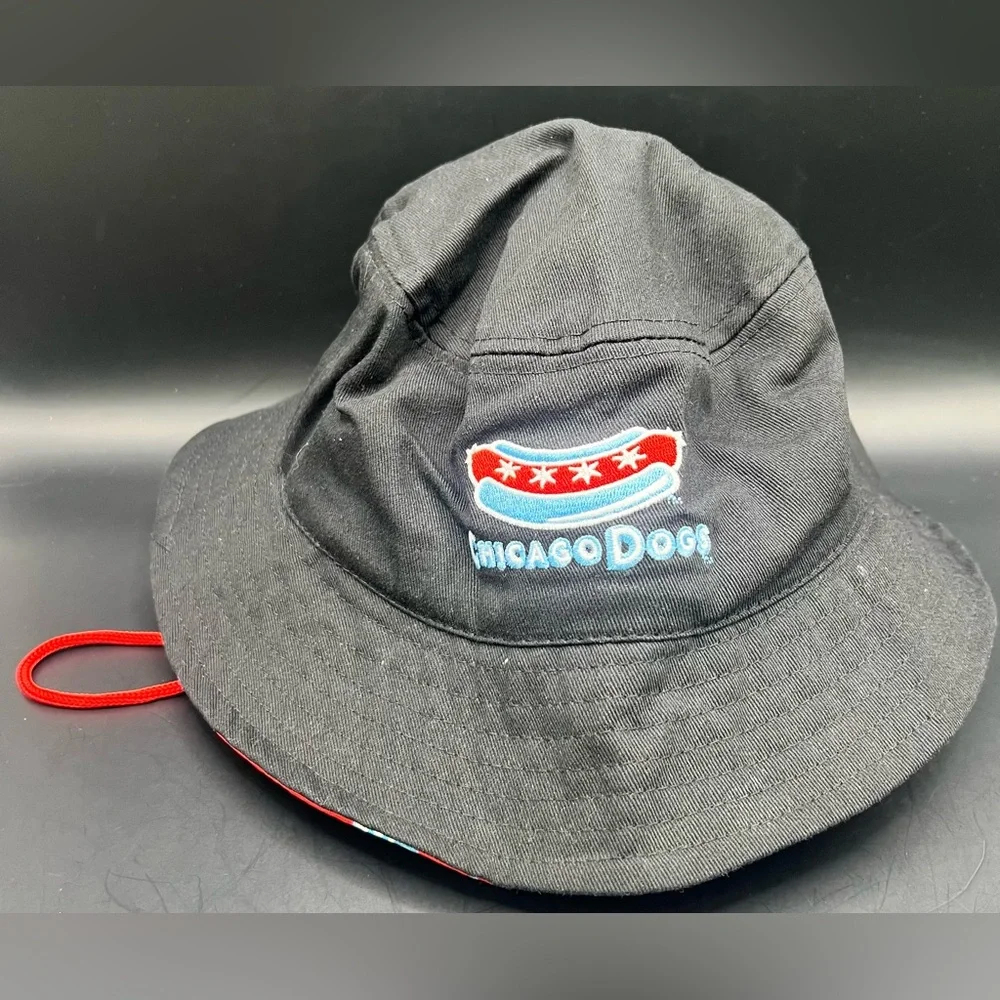 Chicago Dogs- Bucket Hat with adjustable chin cord